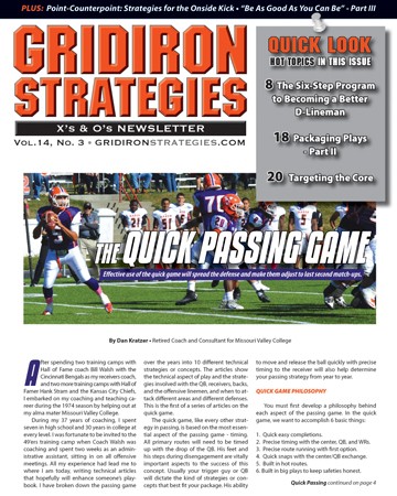 Gridiron Strategies Vol. 14, No. 3 cover